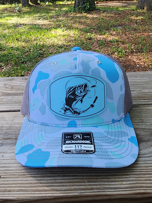 Hat- Saltwater Camo Bass