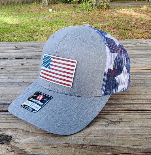 Freedom Flag , RWB Acrylic Patch