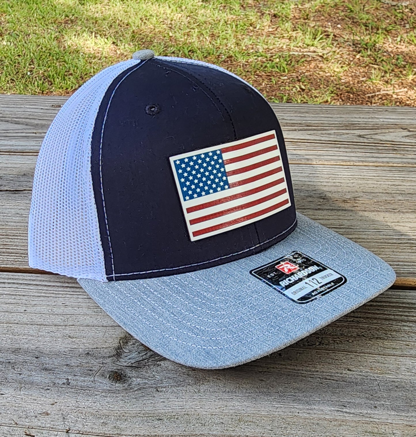 Freedom Flag , RWB Acrylic Patch