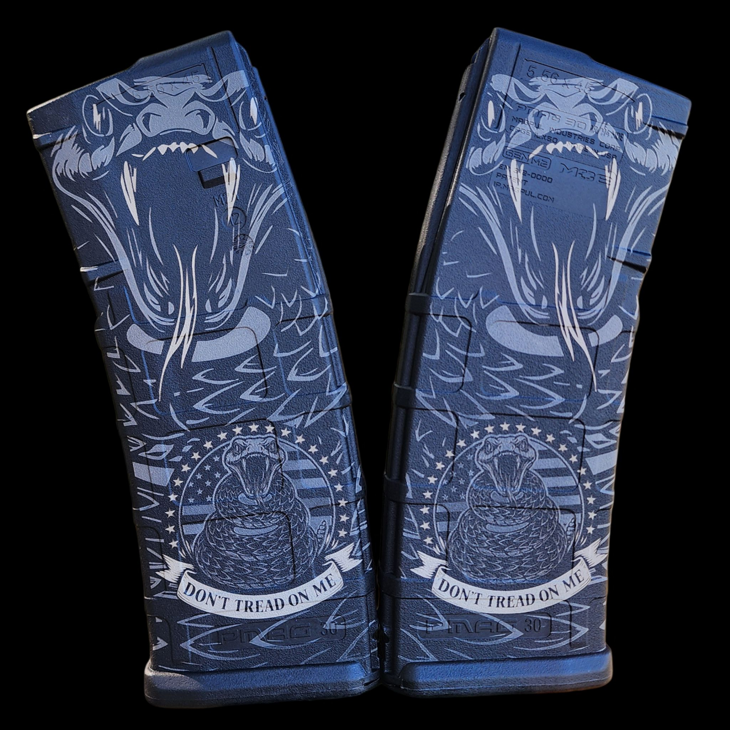 Engraved Magpul PMAG – “Don’t Tread On Me” (5.56/.223)